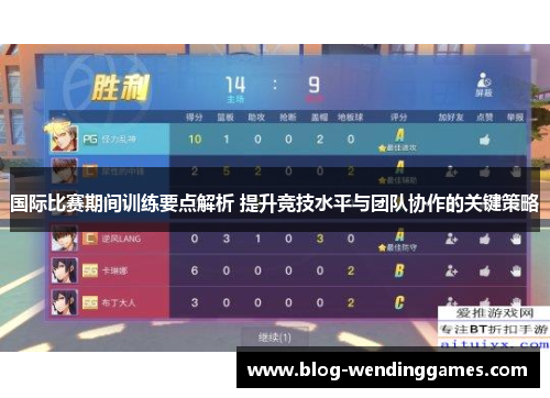 国际比赛期间训练要点解析 提升竞技水平与团队协作的关键策略